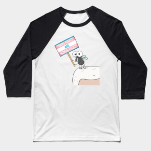 Trans Rights Are Human Rights Fly on Mike Pence's Head Baseball T-Shirt